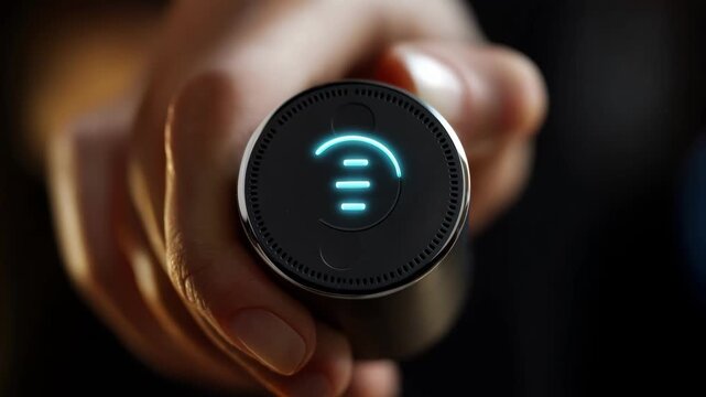Techsavvy virtual assistant using natural language processing to assist users in various languages within a modern home office boosting productivity and communication.