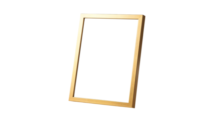 gold picture frame mockup