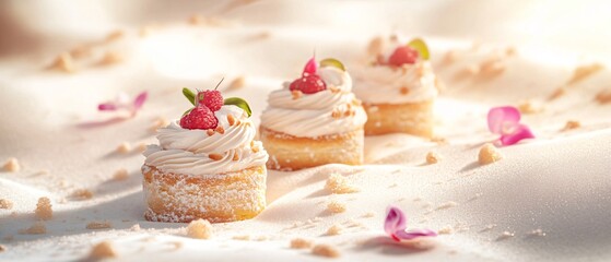 Delicious Homemade Cake Rolls with Bottle