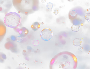 Transparent soap bubble PNG
