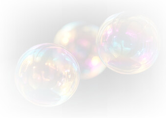 Bubble reflection effect isolated PNG