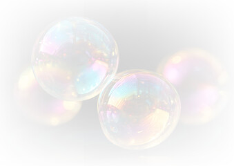 Bubble reflection effect isolated PNG