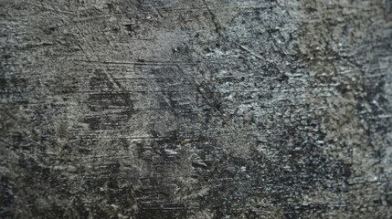 Obraz premium A close-up view of a textured surface with deep scratches and irregular black marks,