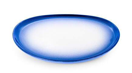 empty plate isolated on white background.