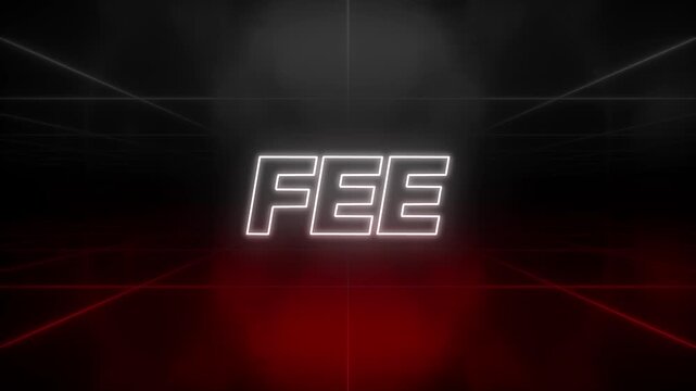 Fee Text 80s Style &ndash; Retro Aesthetic Background