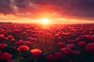Obraz premium Generative AI illustration of magical forest filled with night blooming flowers like moonflower eveningprimrose and nightphlox glowing in moonlight