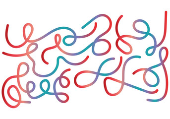 Modern abstract geometric shapes with vibrant color gradients