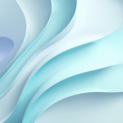 Obraz premium Soft Abstract Blue Curves Corporate Background