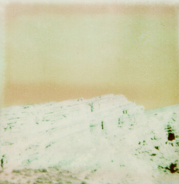 vintage paper with landscape