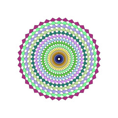 Vibrant Abstract Mandala A Kaleidoscope of Geometric Patterns