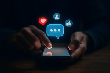 concepts related to online marketing, content interaction, and the immediate nature of user feedback on social platforms.