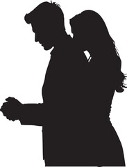 silhouette of a couple, silhouette of a man and woman, silhouette, people, woman, couple, love, vector, business, lovers, fashion, person, silhouettes, meeting, men, handshake, girls, illustration, ha