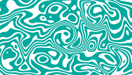 Abstract green and Trippy Psychedelic or wavy Texture.