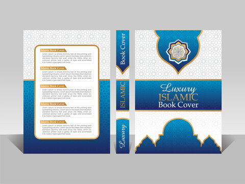 New luxury islamic book cover design, quran cover design, book cover design, islamic frames, borders 