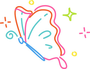 Obraz premium Cute Doodle Decoration 