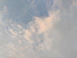 blue sky with clouds