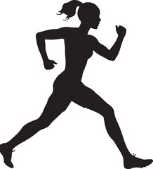 runners vector silhouettes, silhouette of a man, silhouette, runner, athlete, silhouettes, player, sports, ball, vector, sport, run, people, football, jump, men, action, running, body, jogging, exerci