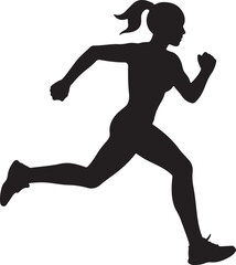 runners vector silhouettes, silhouette of a man, silhouette, runner, athlete, silhouettes, player, sports, ball, vector, sport, run, people, football, jump, men, action, running, body, jogging, exerci