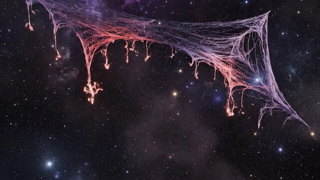 Cosmic Web Simulation A Journey Through the Universes Largest Structures.