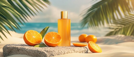 Citrus fruit assortment with sliced tangerine