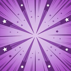 Vibrant Purple Radiance: Starry Burst Background for Design""