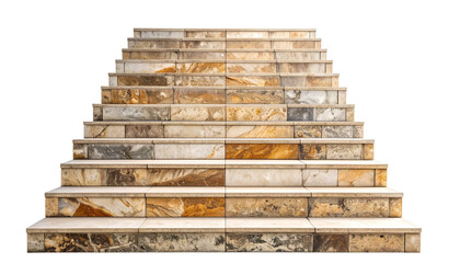 stairs to success isolated on white and transparent, background Remove png