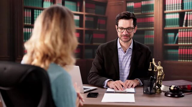 Sad Client Hearing Bad News About Legal Mediation