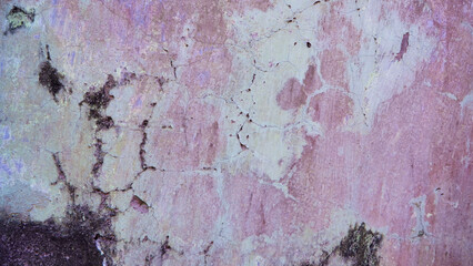 wall textured background concrete wall texture. Old weathered broken pink wall
