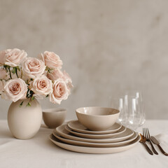 valentines day table setting