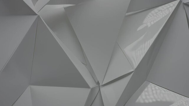 Abstract geometric forms creating a monochrome textured surface