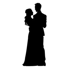 Prom dance silhouette © Vexels