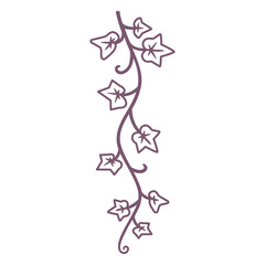 Ivy branch stroke element