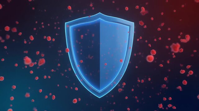3D Medical Immunity Shield Blocking Harmful Particles