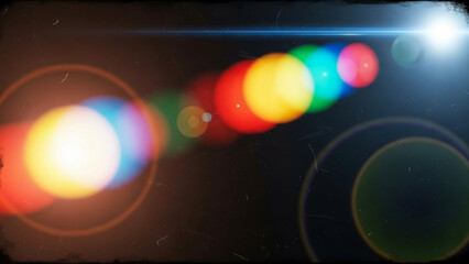 Download abstract colorful lens flare light leak overlay background image