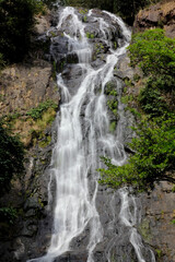 Obraz premium Sarika Waterfall is beutiful landmark in thailand