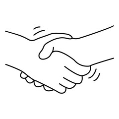 Fototapeta premium Greeting hands