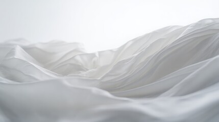 Elegant waves of light fabric convey the aesthetics of Cloud Dancer &ndash; the colors of calm and airiness.