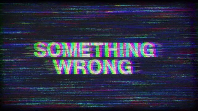 Glitch noise static television VFX. Visual video effects stripes background, tv screen noise glitch effect. Video background, transition effect for video editing, intro and logo reveals with sound