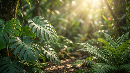 Eco-green themed background, clean minimal design, fresh green palette