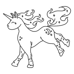 Unicorn stroke jumping