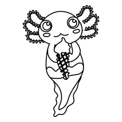 Axolotl stroke ice cream