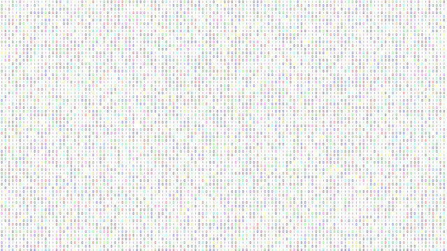 binary code digits zero and one with seven segment font on white background for computer science