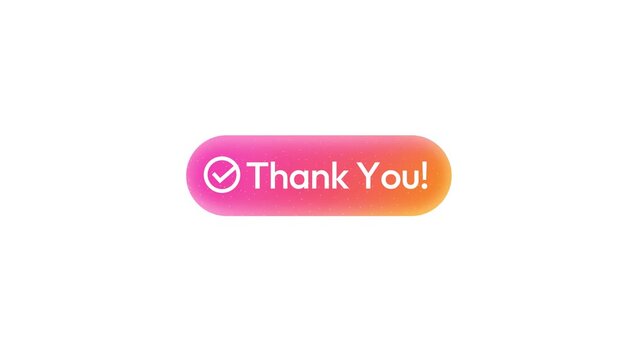 Download report button clicking with thank you message appearing on the screen 4k animation