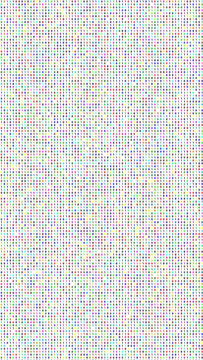 random colorful zero and one binary code digits in vertical layout on white background for computer science and artificial intelligence