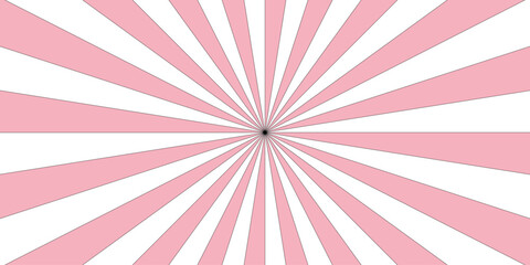 Ray star template burst background design.pink swirling pattern background with Vortex starburst spiral twirl strips. Comic design element.