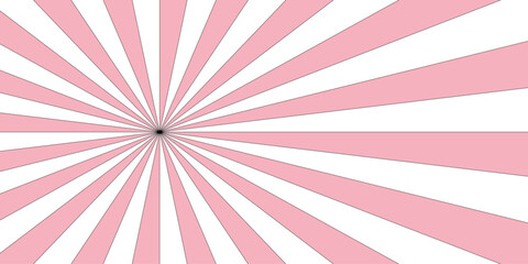 Fototapeta premium Ray star template burst background design.pink swirling pattern background with Vortex starburst spiral twirl strips. Comic design element.
