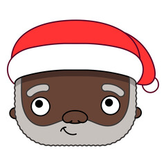 Black Santa Claus Emoji