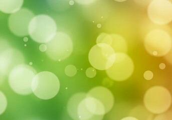 Obraz premium Soft bokeh light effect background, green, yellow, orange color gradient