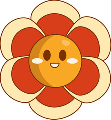 Hippie Flower Face