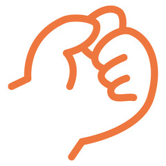 Monoline Baby Hand